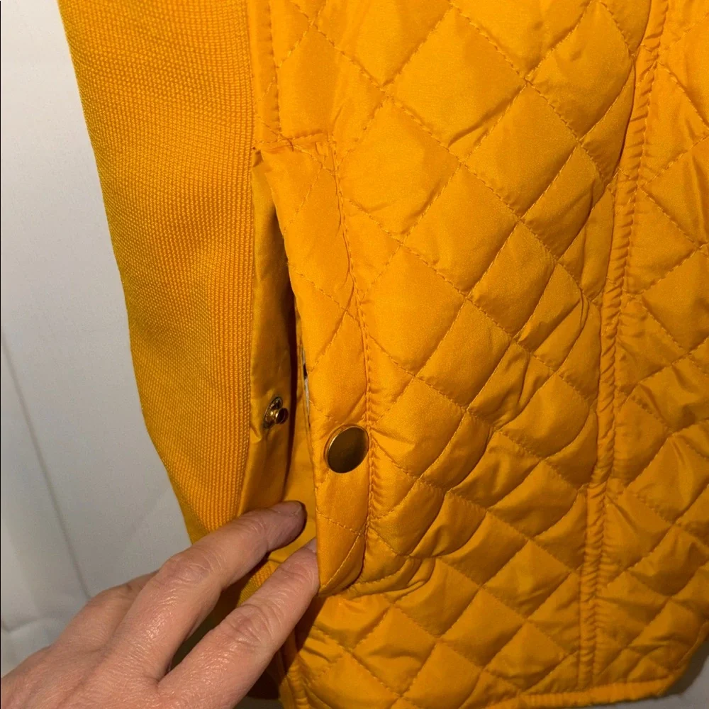 Kim Rogers Mustard Quilted Vest - Picture 2 of 6